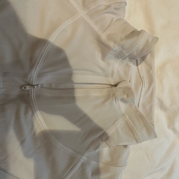 White Lululemon Quarter Zip - Picture 8 of 8